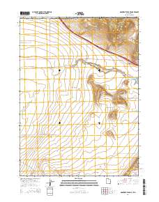 2014 Map of Monument Peak NE, 2014 Print