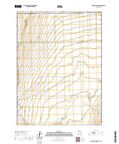 2020 Map of Monument Peak NW, 2020 Print