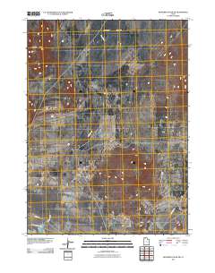 2011 Map of Monument Peak SW, 2011 Print
