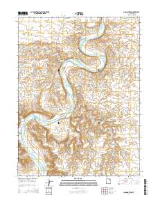 2014 Map of Moon Bottom, 2014 Print