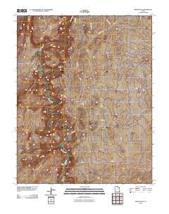 2010 Map of Moses Rock, 2010 Print