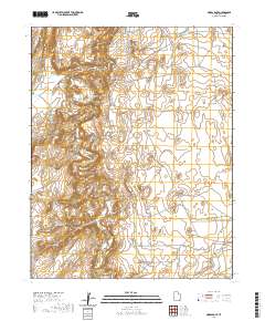 2020 Map of Moses Rock, 2020 Print
