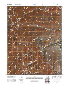 2011 Map of Mount Brigham, 2011 Print