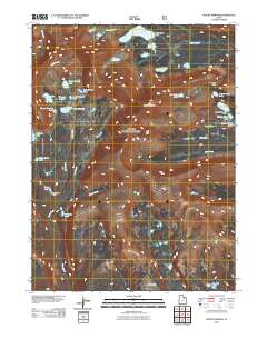 2011 Map of Mount Emmons, 2011 Print