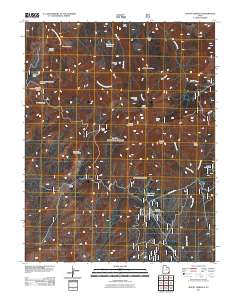 2011 Map of Mount Linnaeus, 2011 Print