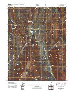 2011 Map of Mount Terrill, 2011 Print