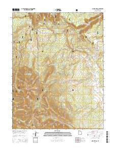 2014 Map of Mount Waas, 2014 Print