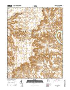 2014 Map of Musselman Arch, 2014 Print