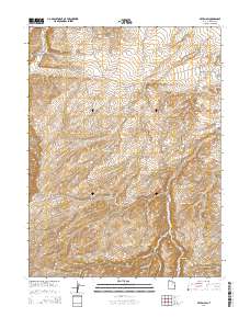 2014 Map of Myton SW, 2014 Print