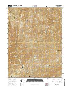 2014 Map of Nebo Basin, 2014 Print