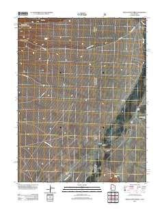 2012 Map of Needle Point Spring, 2012 Print