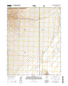 2014 Map of Needle Point Spring, 2014 Print