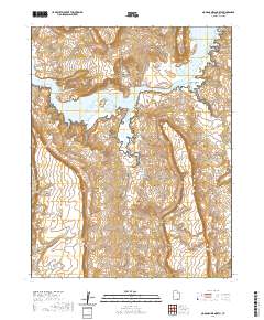2020 Map of No Mans Mesa North, 2020 Print