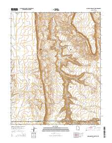 2014 Map of No Mans Mesa South, 2014 Print