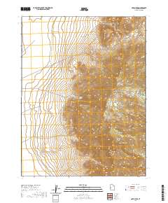 2020 Map of Notch Peak, 2020 Print