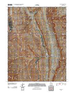 2010 Map of Notom, 2010 Print