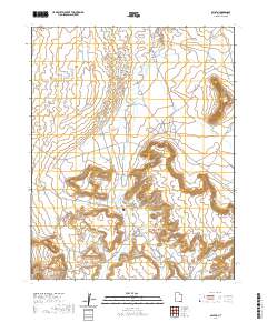 2020 Map of Oljato, 2020 Print