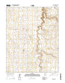 2014 Map of Oljato NE, 2014 Print