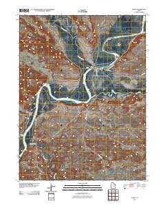 2011 Map of Ouray, 2011 Print