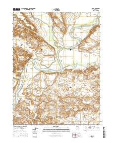 2014 Map of Ouray, 2014 Print