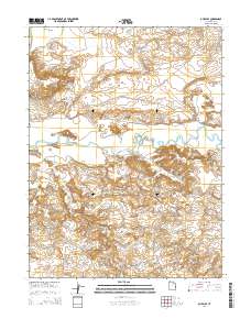 2014 Map of Ouray SE, 2014 Print