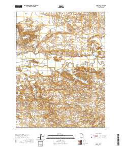 2020 Map of Ouray SE, 2020 Print