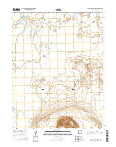 2014 Map of Pahvant Butte North, 2014 Print