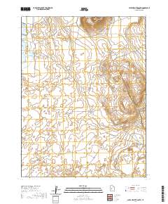 2020 Map of Pahvant Butte South, 2020 Print