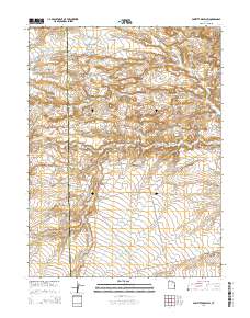 2014 Map of Pariette Draw SW, 2014 Print