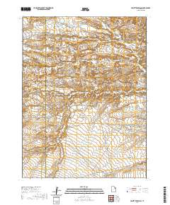 2020 Map of Pariette Draw SW, 2020 Print