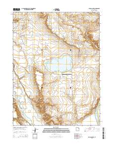 2014 Map of Pelican Lake, 2014 Print