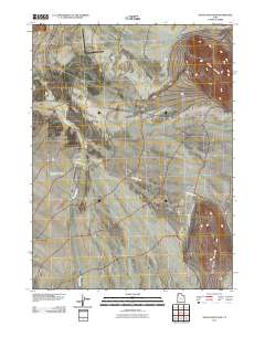 2011 Map of Pigeon Mountain, 2011 Print
