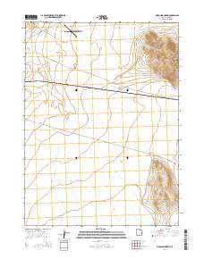 2014 Map of Pigeon Mountain, 2014 Print