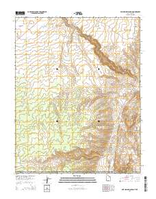 2014 Map of Pine Hollow Canyon, 2014 Print