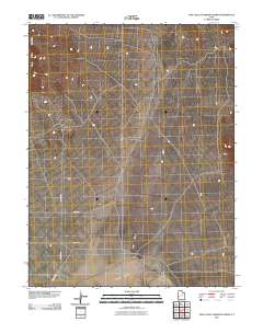 2010 Map of Pine Valley Hardpan North, 2010 Print