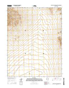 2014 Map of Pine Valley Hardpan North, 2014 Print