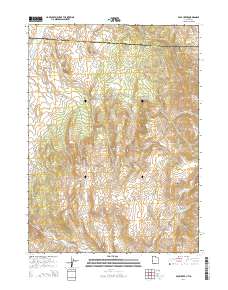 2014 Map of Pole Creek, 2014 Print