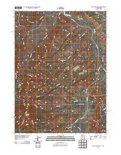 2010 Map of Porcupine Ridge, 2010 Print