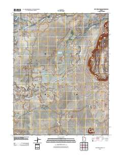 2010 Map of Pot Mountain, 2010 Print