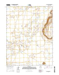 2014 Map of Pot Mountain, 2014 Print