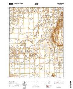 2020 Map of Pot Mountain, 2020 Print