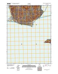 2011 Map of Promontory Point, 2011 Print