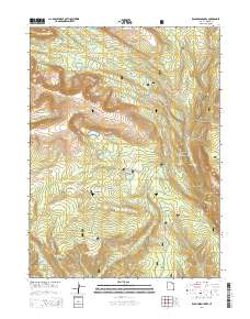 2014 Map of Rasmussen Lakes, 2014 Print