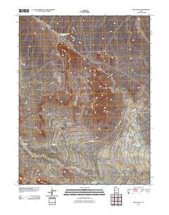 2011 Map of Red Knolls, 2011 Print