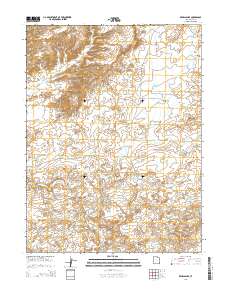 2014 Map of Red Wash SE, 2014 Print