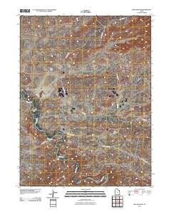 2011 Map of Red Wash SW, 2011 Print