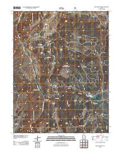 2011 Map of Rex Reservoir, 2011 Print