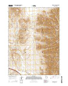 2014 Map of Ridgedale Pass, 2014 Print
