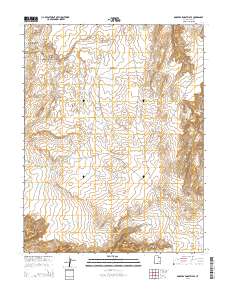 2014 Map of Robbers Roost Flats, 2014 Print