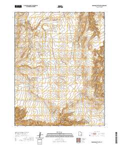 2020 Map of Robbers Roost Flats, 2020 Print